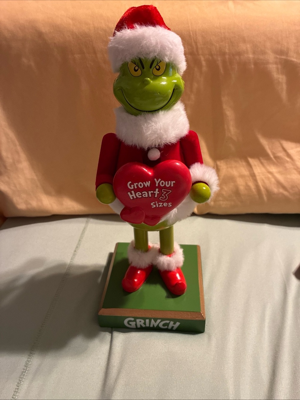 Ruz DR Seuss grinch grow your heart 3 sizes nutcracker Christmas